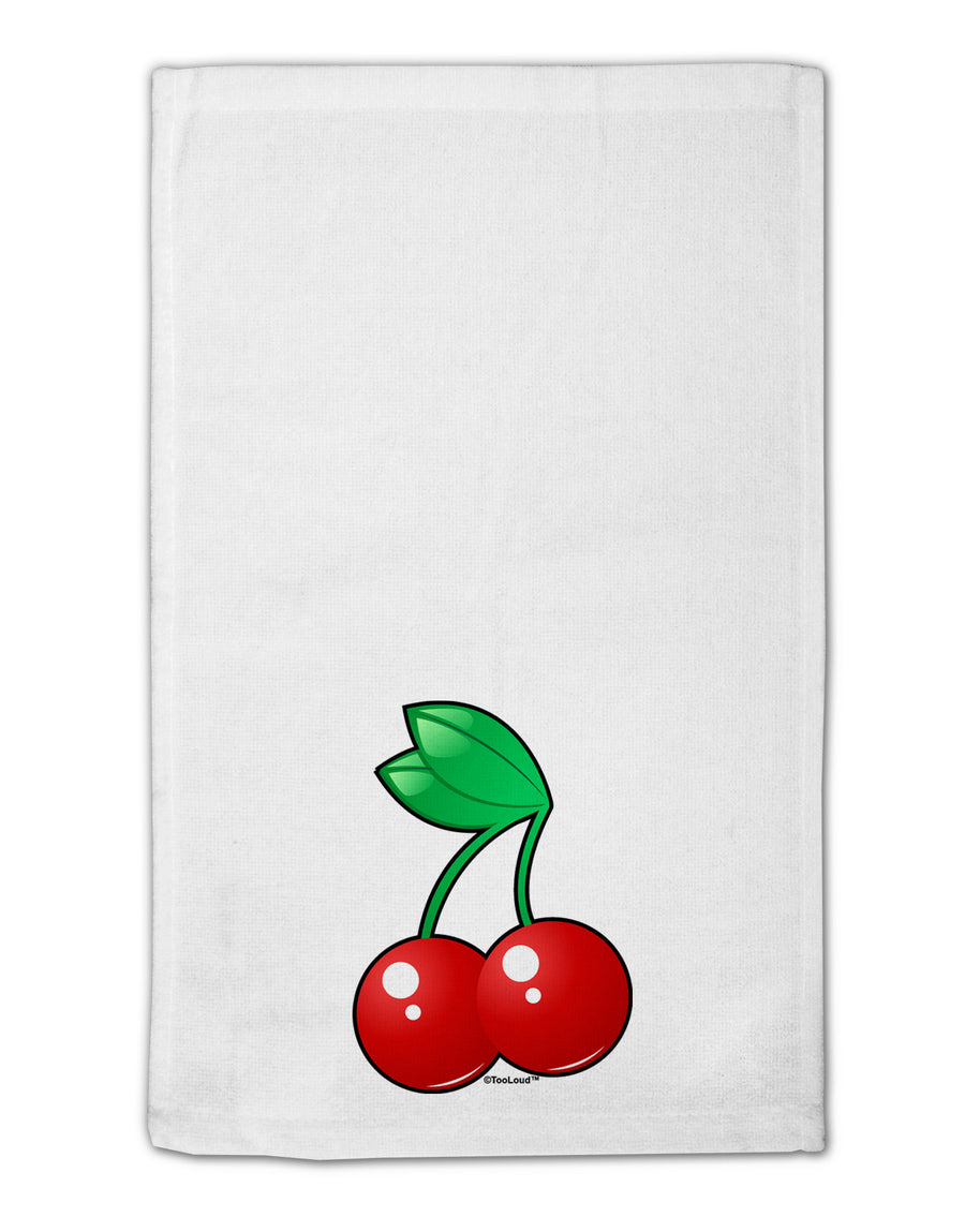 Cherries 11&#x22;x18&#x22; Dish Fingertip Towel-Fingertip Towel-TooLoud-White-Davson Sales