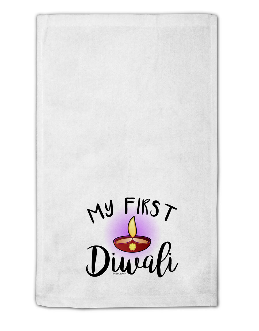 My First Diwali 11&#x22;x18&#x22; Dish Fingertip Towel by TooLoud-Fingertip Towel-TooLoud-White-Davson Sales