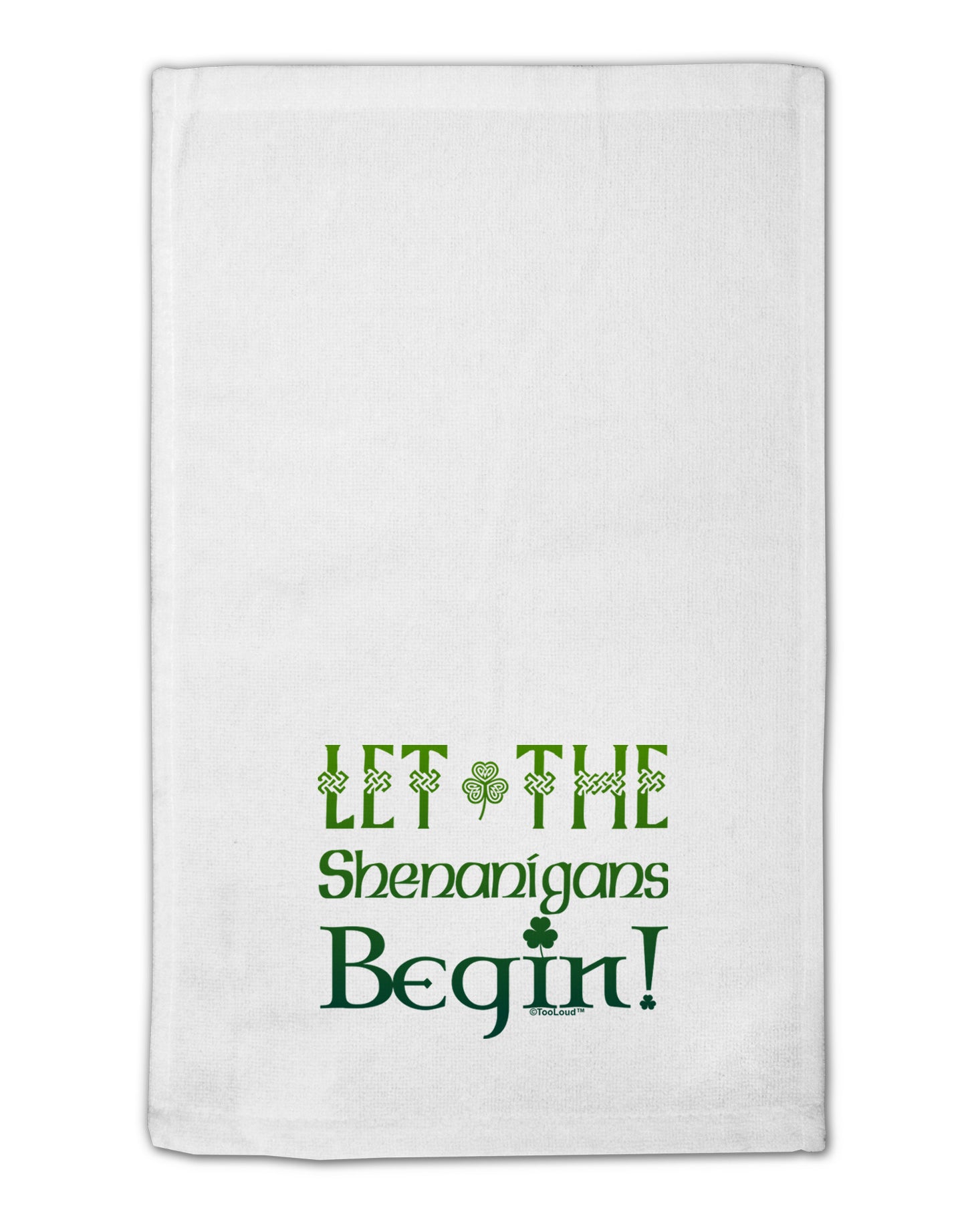 Let the Shenanigans Begin 11&#x22;x18&#x22; Dish Fingertip Towel-Fingertip Towel-TooLoud-White-Davson Sales
