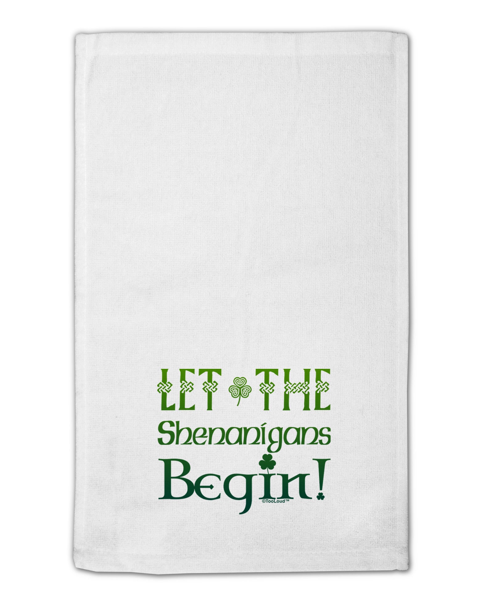 Let the Shenanigans Begin 11&#x22;x18&#x22; Dish Fingertip Towel-Fingertip Towel-TooLoud-White-Davson Sales