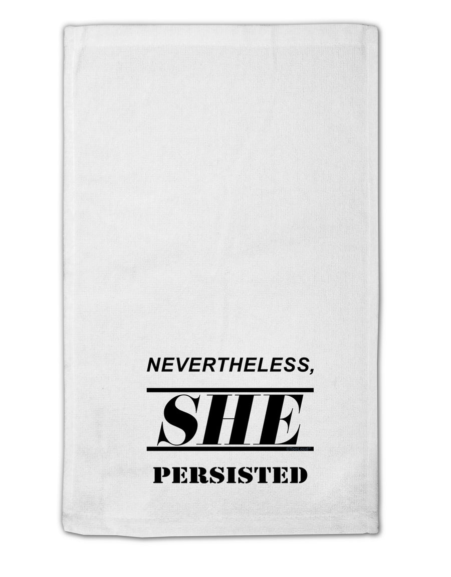 Nevertheless She Persisted Women's Rights 11&#x22;x18&#x22; Dish Fingertip Towel by TooLoud-Fingertip Towel-TooLoud-White-Davson Sales