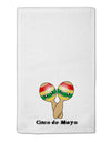 Cute Maracas Design - Cinco de Mayo 11&#x22;x18&#x22; Dish Fingertip Towel by TooLoud-Fingertip Towel-TooLoud-White-Davson Sales