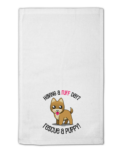 Rescue A Puppy 11&#x22;x18&#x22; Dish Fingertip Towel-Fingertip Towel-TooLoud-White-Davson Sales