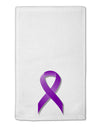 Epilepsy Awareness Ribbon - Purple 11&#x22;x18&#x22; Dish Fingertip Towel-Fingertip Towel-TooLoud-White-Davson Sales