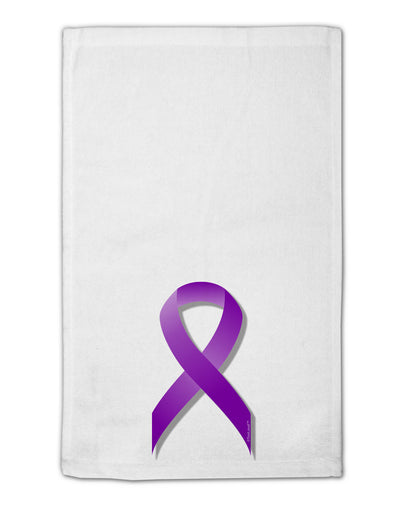 Epilepsy Awareness Ribbon - Purple 11&#x22;x18&#x22; Dish Fingertip Towel-Fingertip Towel-TooLoud-White-Davson Sales