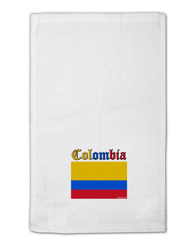 Colombia Flag 11&#x22;x18&#x22; Dish Fingertip Towel-Fingertip Towel-TooLoud-White-Davson Sales