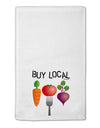 Buy Local - Vegetables Design 11&#x22;x18&#x22; Dish Fingertip Towel-Fingertip Towel-TooLoud-White-Davson Sales