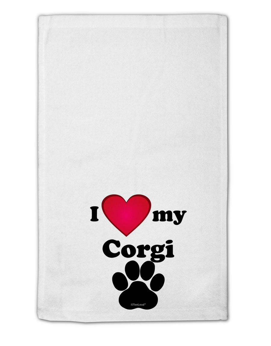 I Heart My Corgi 11&#x22;x18&#x22; Dish Fingertip Towel by TooLoud-TooLoud-White-Davson Sales