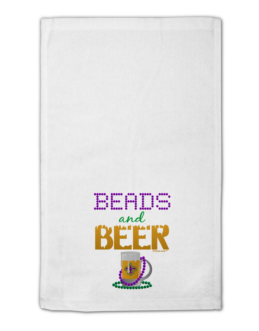 Beads And Beer 11&#x22;x18&#x22; Dish Fingertip Towel-Fingertip Towel-TooLoud-White-Davson Sales