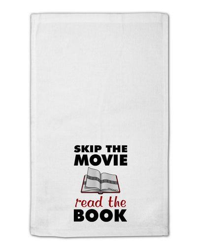 Skip The Movie Read The Book 11&#x22;x18&#x22; Dish Fingertip Towel-Fingertip Towel-TooLoud-White-Davson Sales