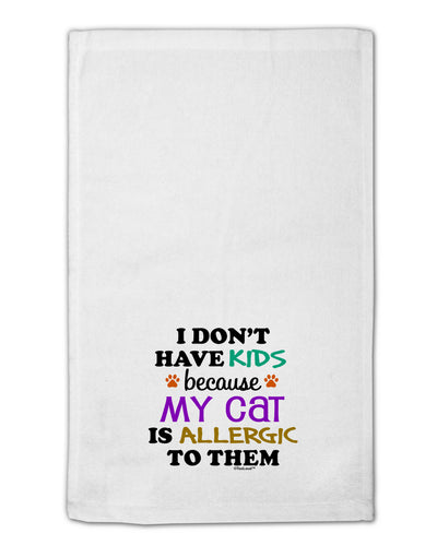 I Don't Have Kids - Cat 11&#x22;x18&#x22; Dish Fingertip Towel-Fingertip Towel-TooLoud-White-Davson Sales