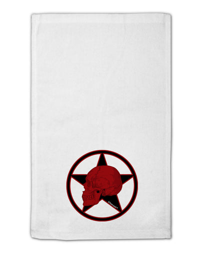 Blood Red Skull 11&#x22;x18&#x22; Dish Fingertip Towel by TooLoud-Fingertip Towel-TooLoud-White-Davson Sales