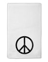 Peace Sign Symbol - Distressed 11&#x22;x18&#x22; Dish Fingertip Towel-Fingertip Towel-TooLoud-White-Davson Sales