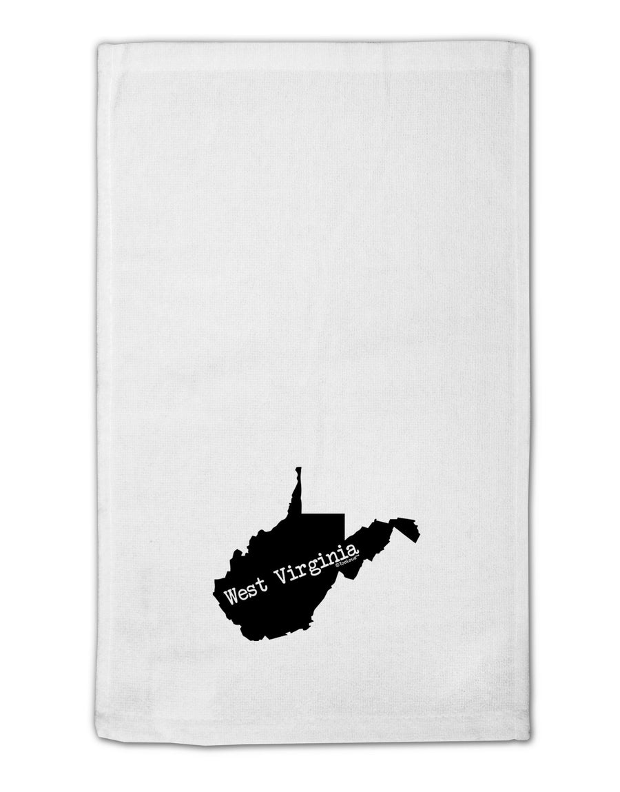 West Virginia - United States Shape 11&#x22;x18&#x22; Dish Fingertip Towel-Fingertip Towel-TooLoud-White-Davson Sales