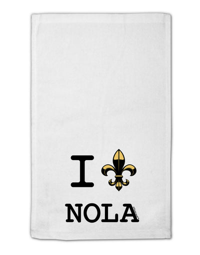 I Love NOLA Fleur de Lis 11&#x22;x18&#x22; Dish Fingertip Towel-Fingertip Towel-TooLoud-White-Davson Sales