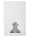 Let's Get Sheet Faced 11&#x22;x18&#x22; Dish Fingertip Towel by TooLoud-Fingertip Towel-TooLoud-White-Davson Sales