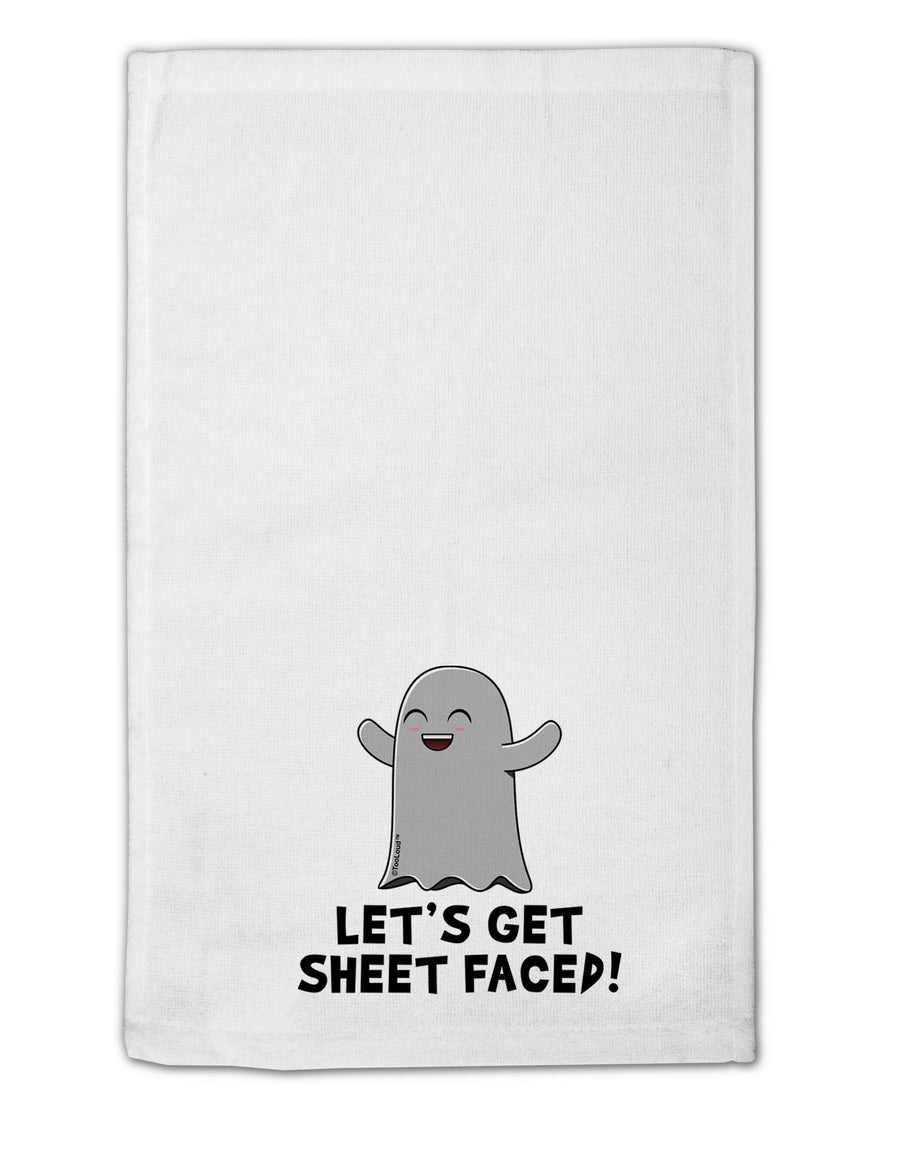 Let's Get Sheet Faced 11&#x22;x18&#x22; Dish Fingertip Towel by TooLoud-Fingertip Towel-TooLoud-White-Davson Sales