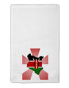 Kenya Flag Design 11&#x22;x18&#x22; Dish Fingertip Towel-Fingertip Towel-TooLoud-White-Davson Sales