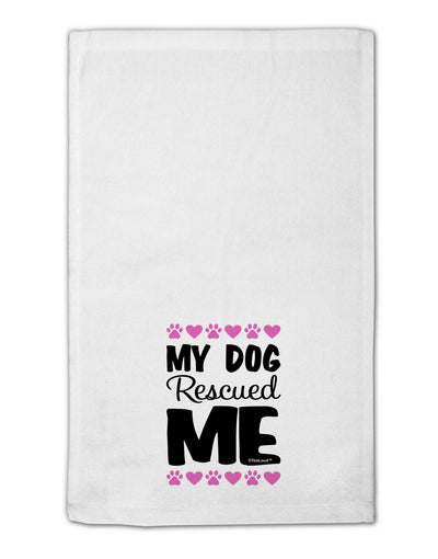 My Dog Rescued Me 11&#x22;x18&#x22; Dish Fingertip Towel-Fingertip Towel-TooLoud-White-Davson Sales