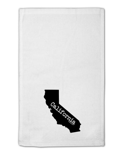 California - United States Shape 11&#x22;x18&#x22; Dish Fingertip Towel-Fingertip Towel-TooLoud-White-Davson Sales