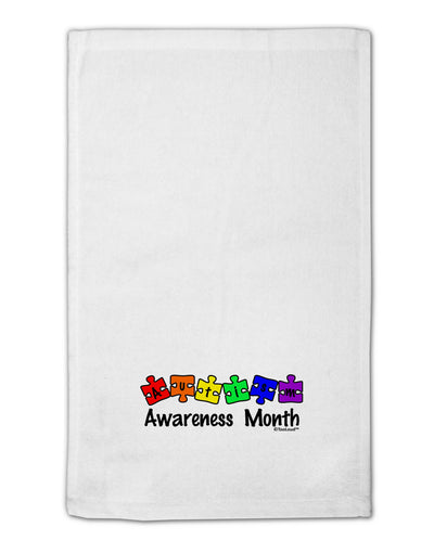 Autism Awareness Month - Colorful Puzzle Pieces 11&#x22;x18&#x22; Dish Fingertip Towel by TooLoud-Fingertip Towel-TooLoud-White-Davson Sales