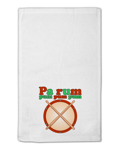 Pa Rum Pum Pum Pum 11&#x22;x18&#x22; Dish Fingertip Towel-Fingertip Towel-TooLoud-White-Davson Sales