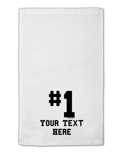 Personalized Number 1 11&#x22;x18&#x22; Dish Fingertip Towel by TooLoud-Fingertip Towel-TooLoud-White-Davson Sales