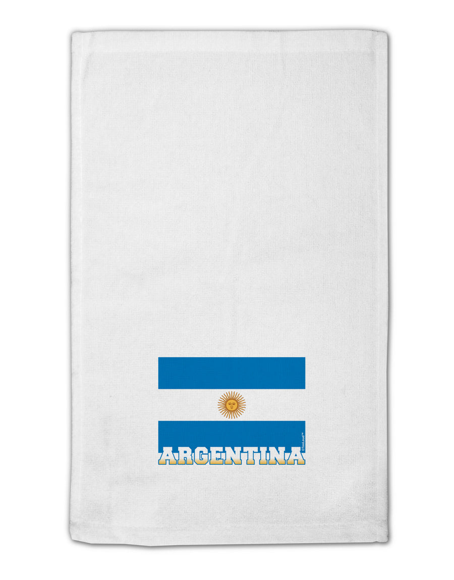 Argentina Flag 11&#x22;x18&#x22; Dish Fingertip Towel-Fingertip Towel-TooLoud-White-Davson Sales