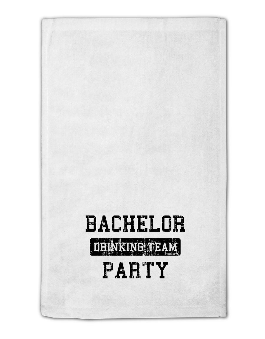 Bachelor Party Drinking Team - Distressed 11&#x22;x18&#x22; Dish Fingertip Towel-Fingertip Towel-TooLoud-White-Davson Sales