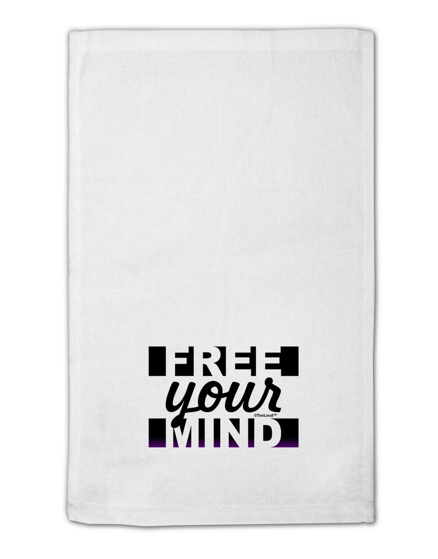 Free Your Mind Text 11&#x22;x18&#x22; Dish Fingertip Towel-Fingertip Towel-TooLoud-White-Davson Sales