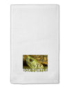 Menacing Turtle with Text 11&#x22;x18&#x22; Dish Fingertip Towel-Fingertip Towel-TooLoud-White-Davson Sales