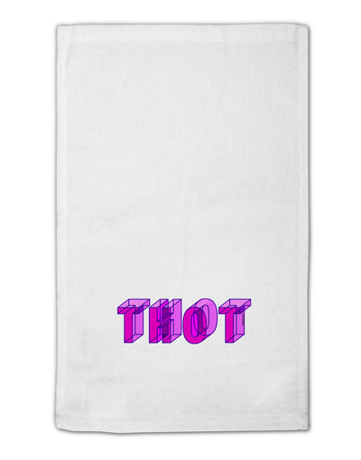 THOT Artistic Text 11&#x22;x18&#x22; Dish Fingertip Towel-Fingertip Towel-TooLoud-White-Davson Sales