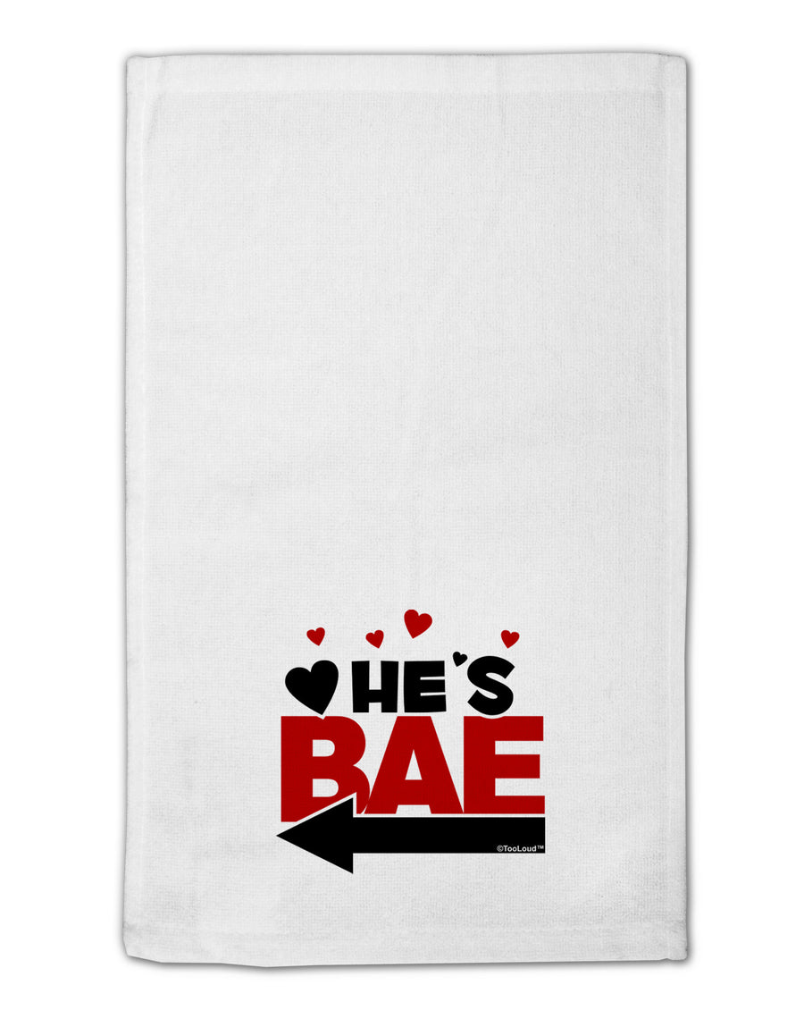 He's BAE - Left Arrow 11&#x22;x18&#x22; Dish Fingertip Towel-Fingertip Towel-TooLoud-White-Davson Sales