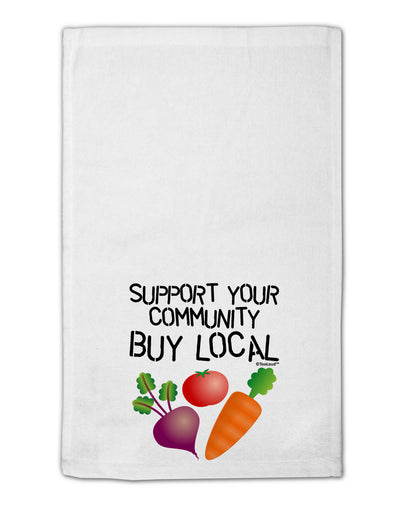 Support Your Community - Buy Local 11&#x22;x18&#x22; Dish Fingertip Towel-Fingertip Towel-TooLoud-White-Davson Sales