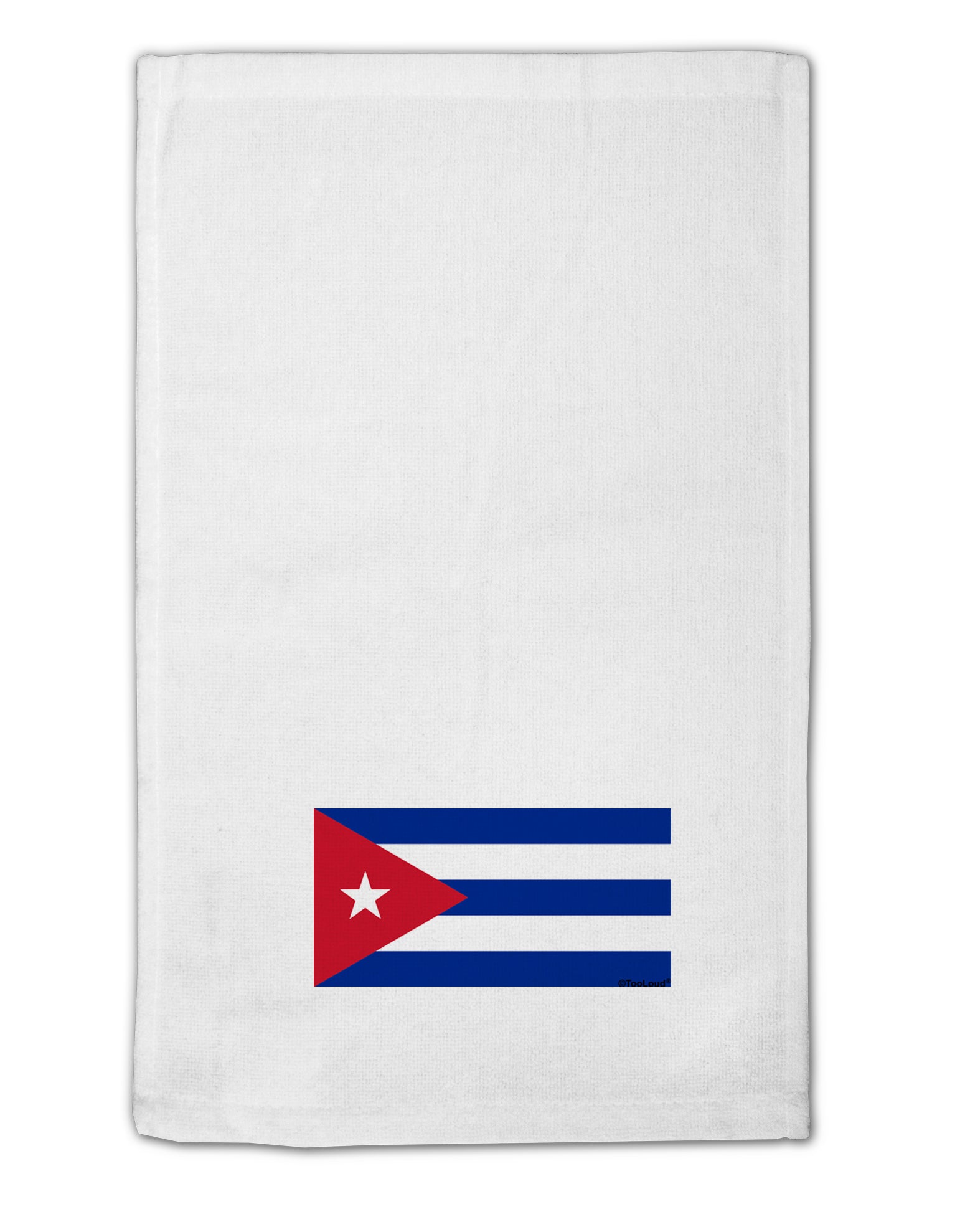 Cuba Flag Cubana 11&#x22;x18&#x22; Dish Fingertip Towel by TooLoud-TooLoud-White-Davson Sales