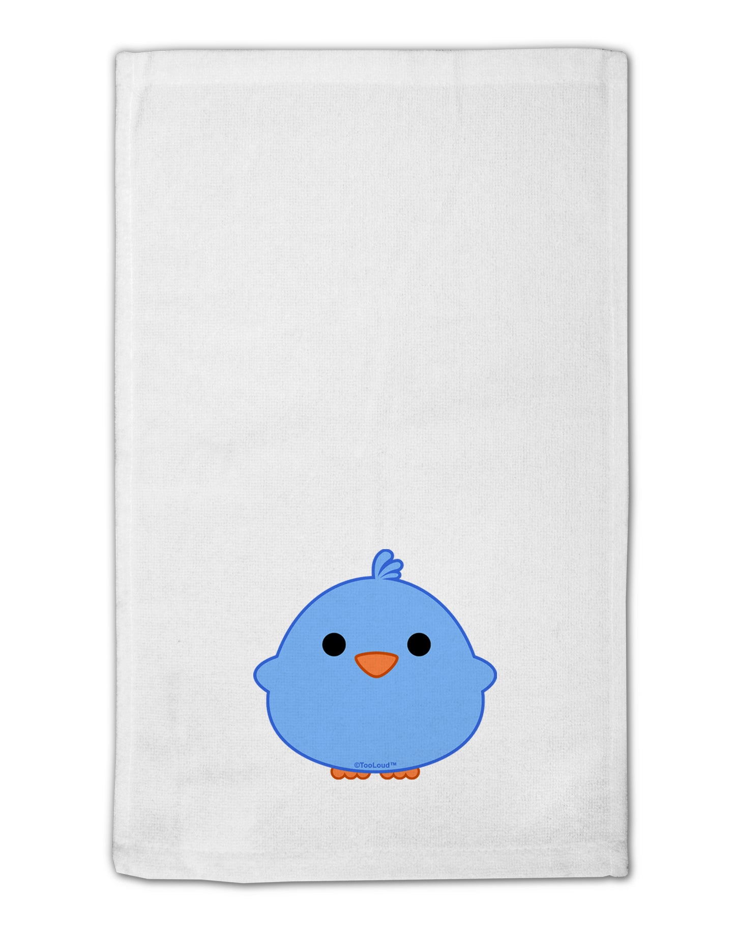 Cute Little Chick - Blue 11&#x22;x18&#x22; Dish Fingertip Towel by TooLoud-Fingertip Towel-TooLoud-White-Davson Sales