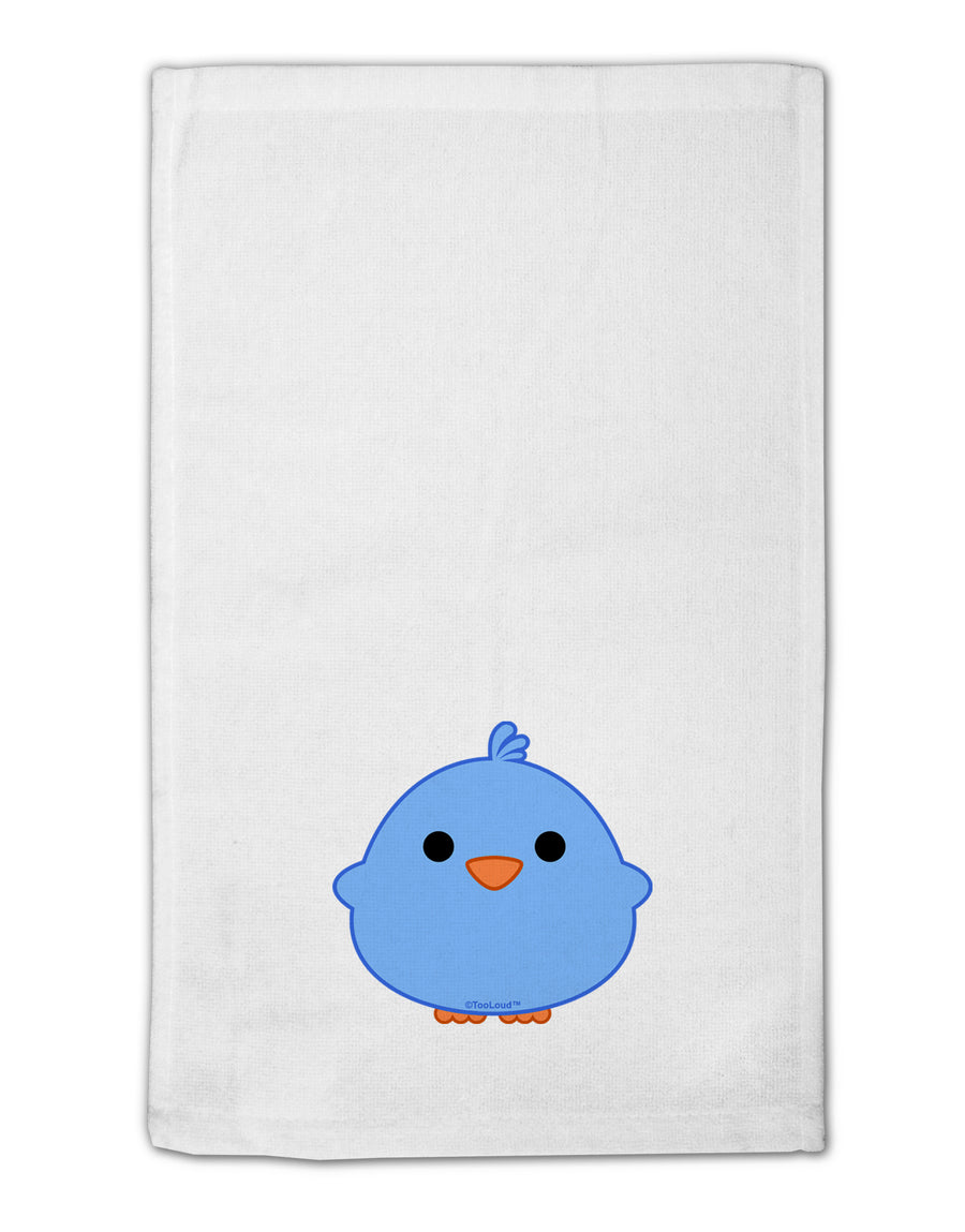 Cute Little Chick - Blue 11&#x22;x18&#x22; Dish Fingertip Towel by TooLoud-Fingertip Towel-TooLoud-White-Davson Sales