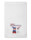 Proud Democrat Checkmark 11&#x22;x18&#x22; Dish Fingertip Towel-Fingertip Towel-TooLoud-White-Davson Sales