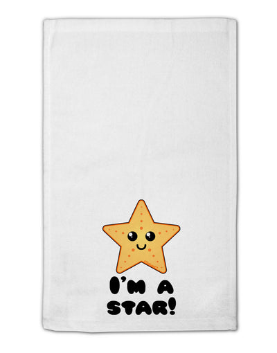 Cute Starfish - I am a Star 11&#x22;x18&#x22; Dish Fingertip Towel by TooLoud-Fingertip Towel-TooLoud-White-Davson Sales