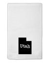 Utah - United States Shape 11&#x22;x18&#x22; Dish Fingertip Towel by TooLoud-Fingertip Towel-TooLoud-White-Davson Sales