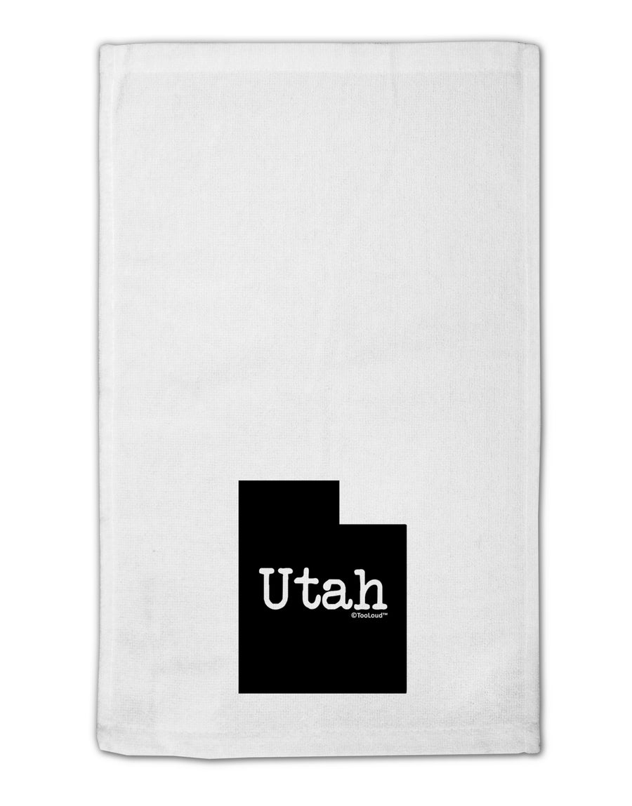 Utah - United States Shape 11&#x22;x18&#x22; Dish Fingertip Towel by TooLoud-Fingertip Towel-TooLoud-White-Davson Sales