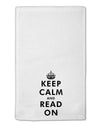 Keep Calm and Read On 11&#x22;x18&#x22; Dish Fingertip Towel-Fingertip Towel-TooLoud-White-Davson Sales