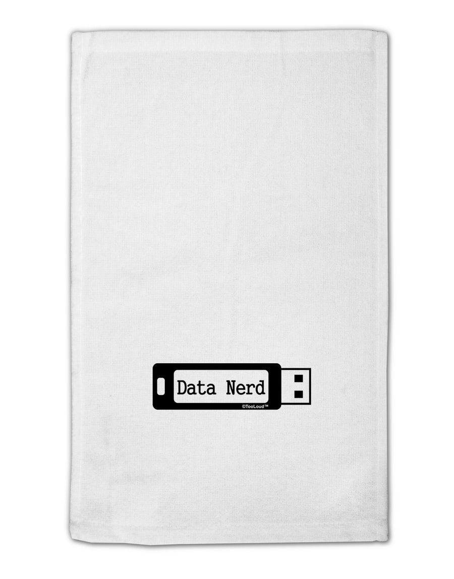 Data Nerd USB 11&#x22;x18&#x22; Dish Fingertip Towel by TooLoud-Fingertip Towel-TooLoud-White-Davson Sales