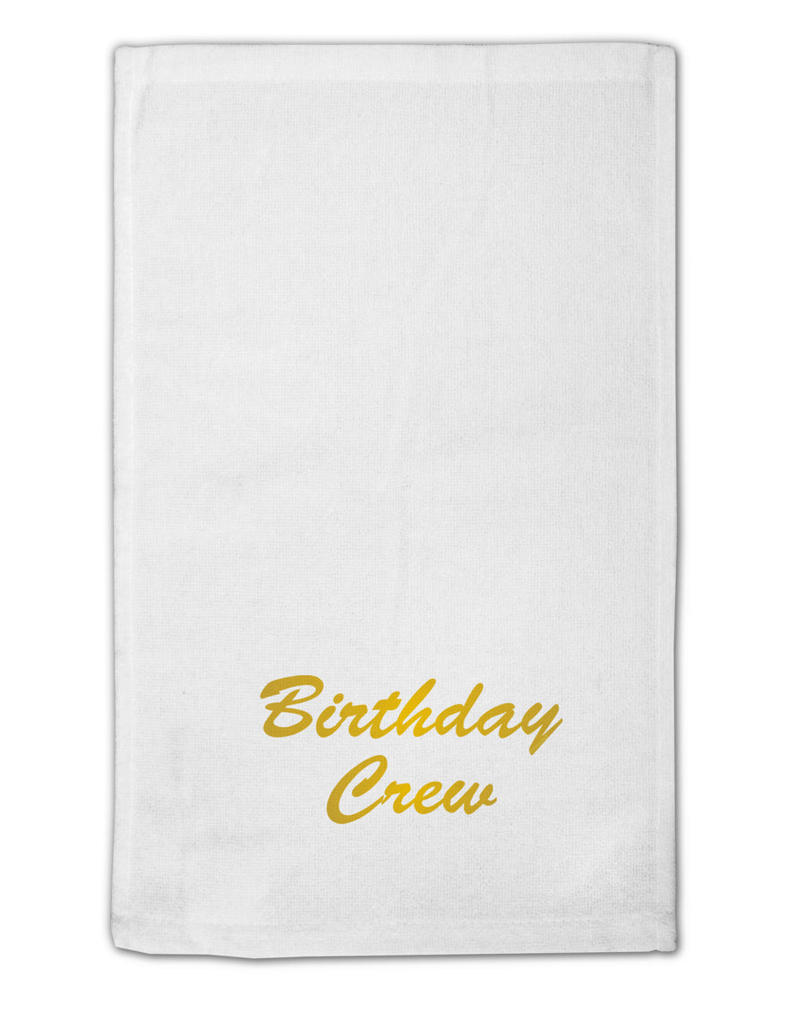 Birthday Crew Text 11&#x22;x18&#x22; Dish Fingertip Towel by TooLoud-TooLoud-White-Davson Sales