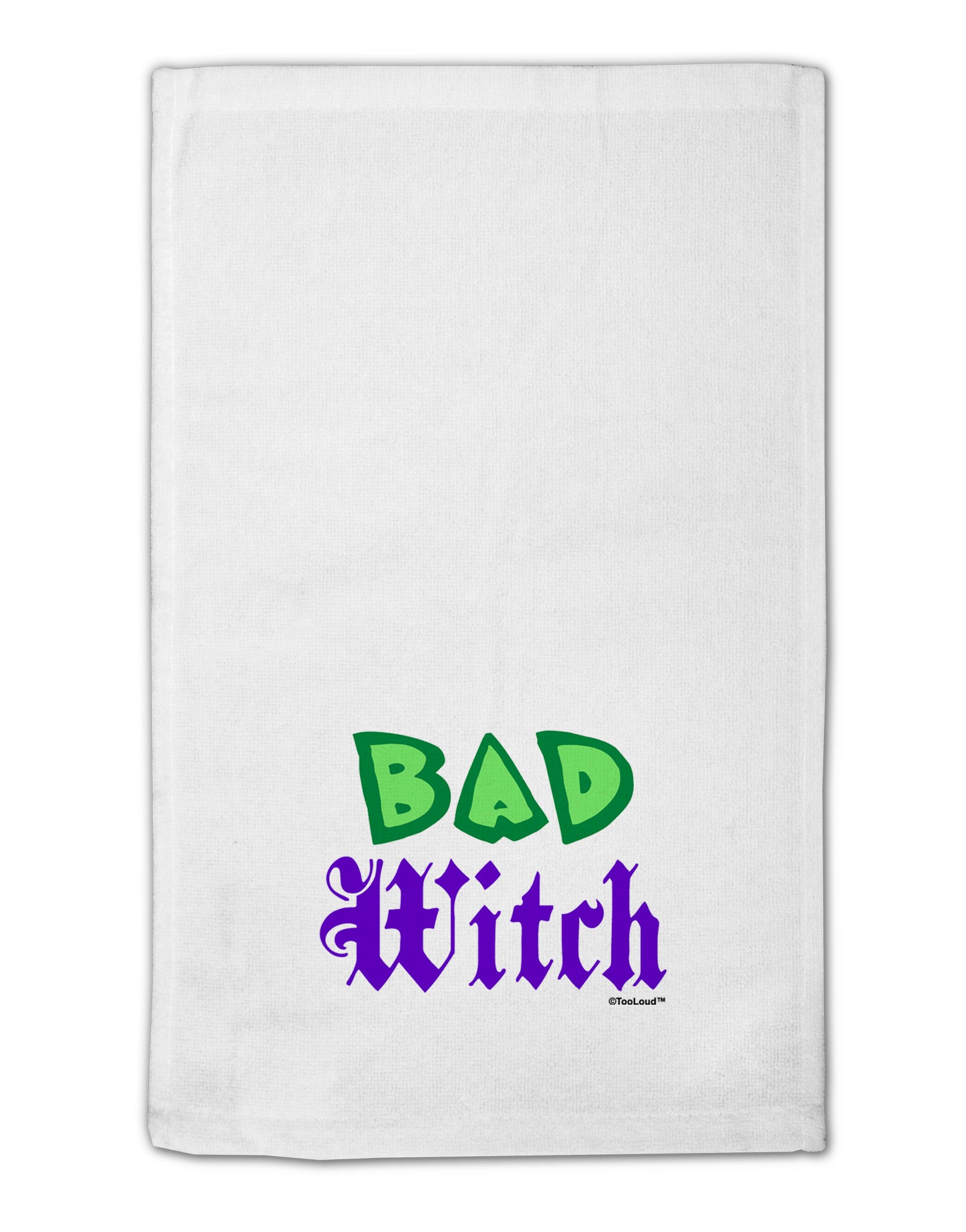Bad Witch Color Green 11&#x22;x18&#x22; Dish Fingertip Towel-Fingertip Towel-TooLoud-White-Davson Sales