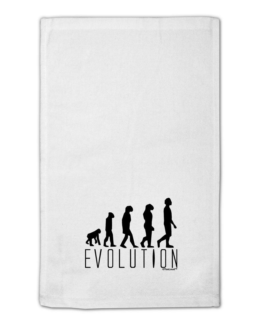 Evolution of Man 11&#x22;x18&#x22; Dish Fingertip Towel by TooLoud-Fingertip Towel-TooLoud-White-Davson Sales