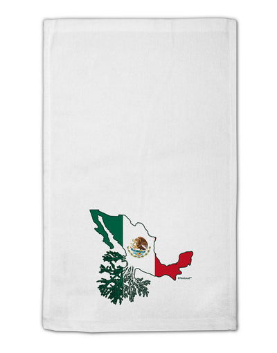 Mexican Roots - Mexico Outline Mexican Flag 11&#x22;x18&#x22; Dish Fingertip Towel by TooLoud-Fingertip Towel-TooLoud-White-Davson Sales