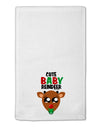 Cute Baby Reindeer Matching Deer 11&#x22;x18&#x22; Dish Fingertip Towel-Fingertip Towel-TooLoud-White-Davson Sales