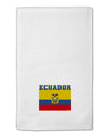 Ecuador Flag 11&#x22;x18&#x22; Dish Fingertip Towel-Fingertip Towel-TooLoud-White-Davson Sales