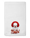 Down Like a Clown 11&#x22;x18&#x22; Dish Fingertip Towel-Fingertip Towel-TooLoud-White-Davson Sales